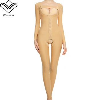 Wechery Orgán Obrážačka Ženy Kompresie Shapewear Kombinézu Plnej Dĺžke Jumpsuit Chudnutie Bielizeň Nápravné Binder, Sochárstvo