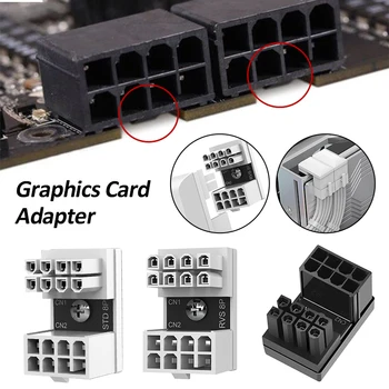 ATX GPU Adaptér Koleno Hlavu 8Pin 6Pin Žena na 8Pin 6Pin Muž 180 Stupňov Šikmého posilňovač Riadenia Konektor pre Desktop Video Karta