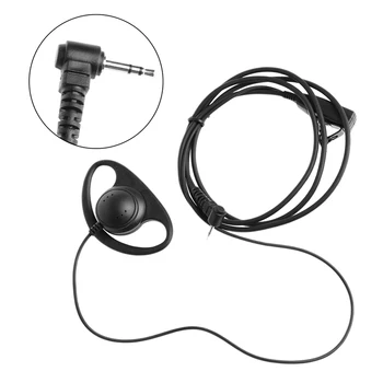 D-typ slúchadlá 1 pin ucho PTT slúchadlá vhodné pre Motorola talk prenosné rádio TLKR T3 T5 T60 T80 MR350R walkie-talkieFR5