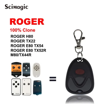 ROGER H80 TX22 Garážové brány Otvárač na Diaľkové Ovládanie, Brány Klon ROGER TX54R TX52R 433,92 Mhz Kľúčenka 433mhz