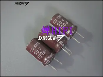 20PCS NIPPON KMG 50V100UF 8X11.5MM NCC dlhý život elektrolytický kondenzátor 100UF/50 CHEMICKO-CON 105 stupňov 50uF 100V