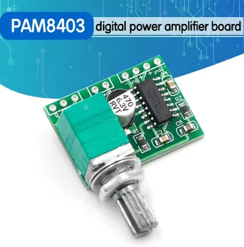 PAM8403 Mini 5V Audio Digitálny Zosilňovač Doska S vypínačom Potenciometer USB Powered Digitálny Audio Zosilňovač Čip
