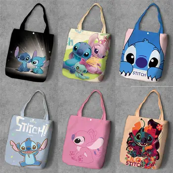 Disney Steh Vysokou kapacitou Cartoon Plátno Kapsičky shopper nákupné tašky kabelky na ramene Plienka taška kabelky