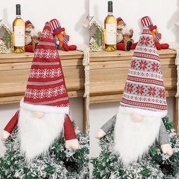 Vtipné Anonymný Gnome Vianočný Stromček Vňaťou Plyšové Lesa Bábika Gnome Prop Domáce Dekorácie Príslušenstvo Nový Rok Party Dodávky