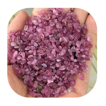 Nové Prírastky 3-5mm Vysoko Kvalitné Voľné Crystal Kameň Prírodný Ružový Turmalín Crystal Čipy Pre Domáce Dekorácie