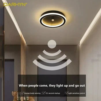 Ľudské Telo Senzor LED Stropné Svietidlo Uličkou Chodby, stropné svietidlo Moderného Krytý Inteligentný Senzor Osvetlenia Zariadenie Bacony Chodník