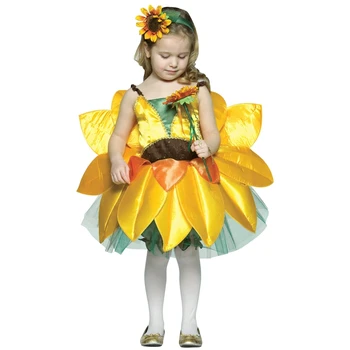 Dievčatá Oblečenie, Detský Maškarný Slnečnice Halloween Cosplay Kostým