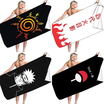 Anime Ninja Cosplay námestie pláž uterák rýchle sušenie Froté tkaniny 75 * 150 cm