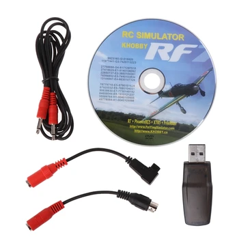 22 V 1 RC USB Flight Simulator S Káble Pre G7 Phoenix 5.0 Aerofly XTR VRC FPV Racing
