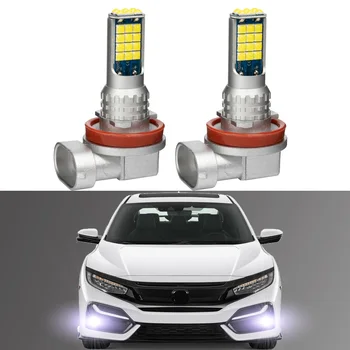 2ks LED Hmlové Žiarovky Pre Honda Civic 2016 2017 2018 2019 2020 2021 Sedan Kupé Hatchback Predné Hmlové Svetlo