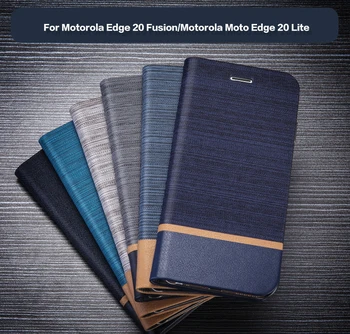 PU Kožené Peňaženky Prípade Pre Motorola Edge 20 Fusion Telefón Prípad Pre Motorola Moto Edge 20 Lite Knihy Prípade Mäkké Silikónové Zadný Kryt