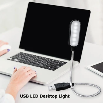 1-5 ks Študentov USB Power LED Kniha Svetlá LED Jednoduchá Inštalácia Krytý Lampa Stolná Lampa na Čítanie Smart pre Spálne študovňa