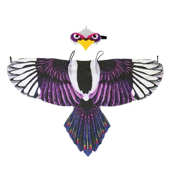 Vták Krídla Maska Set Vták Krídla Plášť Očná Maska Halloween Eagle Cosplay Dieťa Vták Maska Maškaráda Deti Eagle Kostým DXAA