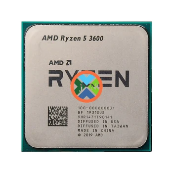 AMD Ryzen 5 3600 R5 3600 3.6 GHz Six-Core Dvanásť-Niť CPU Procesor 7NM 65W L3=32M 100-000000031 Zásuvky AM4