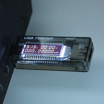 LCD USB Detektor Voltmeter Ammeter Výkon Kapacita Tester Merač Napätia Súčasné Mobilné Power Test Tester