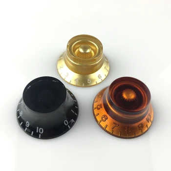 1 Kus cylinder Kontroly Potenciometer(POT) Gombíky Pre Elektrické Gitary, Basy výstroj spínač spp