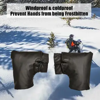 Nepremokavé Motocykel Motor Riadidlá Snežných Skútrov Zimné Ruky Teplé Zahŕňa Rukavice Unisex Riadidlá Bike Rukavice Teplejšie Strane Krytu