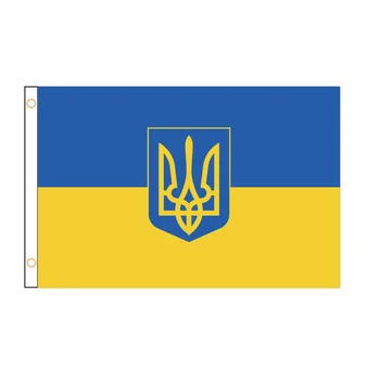 ukrajina flag90*150 cm/60*90 cm/40*60 cm/5*3 ft Ukrajina Vlajka Veľké Polyester ukrajinskej Národnej Krajiny, Vlajky a Zástavy