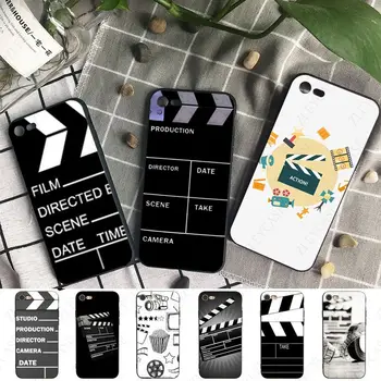 Film Film Clapperboard Clapper Rada kryt telefónu, pre iPhone 13PRO 6s 7 8Plus X XS XR 5S 14PRO 11pro 12pro max 13mini SE prípadoch