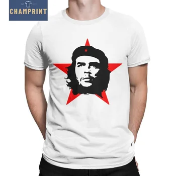 Che Guevara Partizánske Mužov Vtipné Tričko Tee Tričko Krátky Rukáv Crewneck-T-Shirt Bavlna 4XL 5XL 6XL Topy