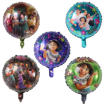 10pcs Nové Disney Kreslené Encanto Fóliový Balón 18-palcové Magic Full House Narodeninovej Party Balón detská Hračka Baby Sprcha Darček