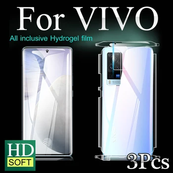 IQOO10Pro 9Pro Plné Pokrytie X70Pro X80Pro Screen Protector Pre VIVO X50Pro X60Pro+ Predné Zadné Hydrogel Film IQOO8Pro NEX3S Mäkké