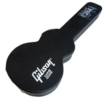 Upgrade Ručne Vyrobené Hardshell Gitara Prípade Lomka Podpis Nadriadeného PU Náhrada Za Gibson Guitar