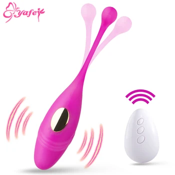 10 Rýchlosti Vibračné Vajíčko Silikónové Skok Vajcia G-Spot Vibrátor Bezdrôtové Diaľkové Análny Stimulácia Klitorisu Sexuálne Hračky pre Dospelých Žien