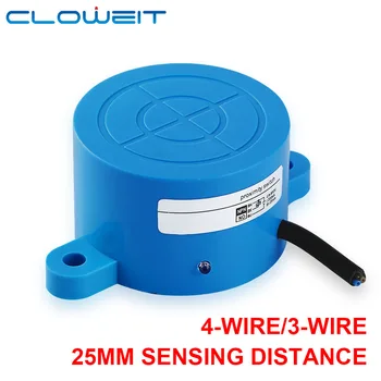 Cloweit 25 MM Prístup Transudcer Prepínač Snímač Indukčný Snímač NPN SE-2025 SE-3025