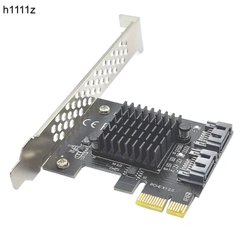 PCI-E 1X SATA 4X 8X 16X PCI-E Karty PCI Express SATA 3.0 2-Portová SATA III 6Gbps Rozšírenie Adaptér Doska s ASMedia 1061 čip
