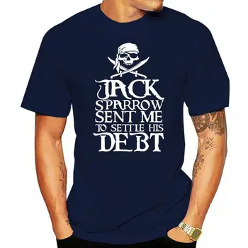 Muži tričko Jack Sparrow ma poslal na vyrovnanie jeho dlhu! Unisex Tričko ženy T-Shirt tees top
