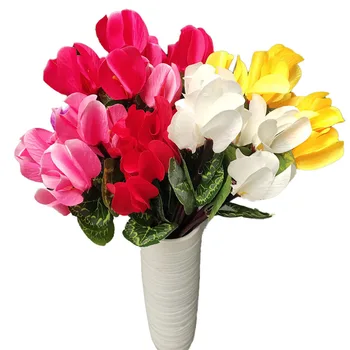 Umelé Kvety Bonsai Domova Svadobné Dekorácie Falošné Gardénia Kytice Diy Ružový Izba Ozdoby Valentines Day Darček