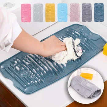 Umývanie Board Portable Domácnosti Non-Slip Silicone Valcha Lenivý Osobnú Bielizeň, Ponožky A Malé Valcha Práčovňa Mat