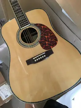 Čína gitara pôvodné vlastné nové masívneho smreku top akustickú gitaru typ D 45 model 41