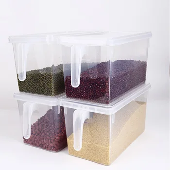 Chladnička úložný box priehľadný plast kuchyňa skladovanie ovocia vajcia s vekom úložný box v chlade chladnička skladovanie