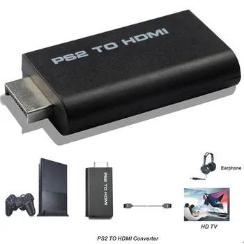 HDV-G300 PS2 HDMI 480i/480p/576i Audio Video Converter Adaptér 3,5 mm Audio Výstup, Podporuje Všetky PS2 Režimy Zobrazenia