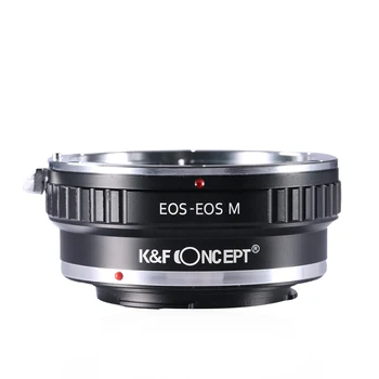 K&F Koncept Adaptér Objektívu Krúžok pre Canon EOS na Canon EOS M EF-M Mount Mirrorless Fotoaparátu