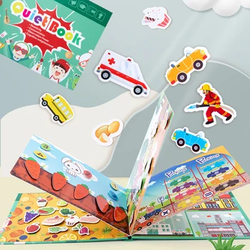 LIQU Montessori Hračky Obsadené Knihy Dieťa Vzdelávacie Pokojnej Knihy Činnosť Busy Board Vzdelávacie Hračky Pre Deti, Cestovné Hračka Darček