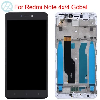 Originálne LCD Pre Xiao Redmi Poznámka 4 Globálna Verzia Displej S Rámom 10 Dotyk 5.5