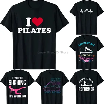 Vtipné Pilates Pre Ženy, Mužov Gym Fitness Inštruktor Cvičenie T-Shirt