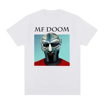 Mf Doom Hip Hop Vintage T-shirt Klasické Retro Bavlna Mužov tričko Nové Tee Tričko Dámske Topy