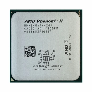 AMD Phenom II X4 840 2 M 3.2 G Socket AM3 938-pin Ploche CPU X4-840 HDX840WFK42GM Ploche