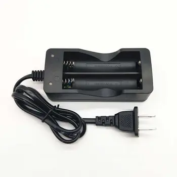 2 Slot LED Smart NÁS EÚ Plug 18650 Batérie, Nabíjačky Li-ion Batéria Inteligentné Nabíjanie Adaptér Príslušenstvo