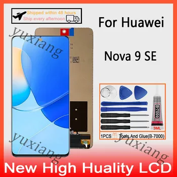 Pôvodné Huawei Nova 9 SE JLN-LX1 JLN-LX3 LCD Displej Dotykový Displej Digitalizátorom. S Rámom Náhradné