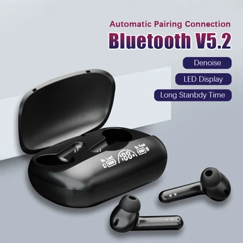 2022 Nové TWS Bezdrôtový Bluetooth Headset Stereo Dotknite sa Volá Slúchadlá Športové Hudby potlačenie Šumu Slúchadlá pre iPhone Xiao