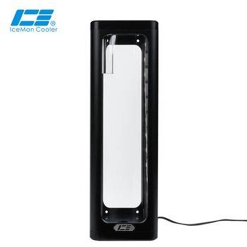 IceManCooler ICE-RX7 240MM Vodné Chladenie Nádrže ,Strieborná,Čierna,Biela RGB Zásobník ,Nádrž na Vodu S RGB Účinok,Chladené Nádoby