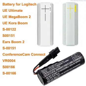 CameronSino 2600mAh/3400mAh Batérie pre Logitech Uši Boom 2,S-00122,S00151,UE Kora Boom,UE MegaBoom 2,UE Ultimate,VR0004,S00166