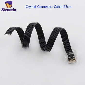10pcs Technickej Výkon Funkcie Crystal Konektor Kábel pre wedo 2.0 Konektor Kábla 25 cm MOC Časti Budovy Bloku Motora