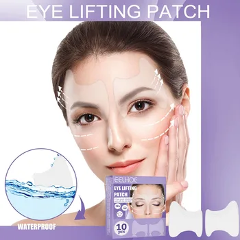 10Pcs Zdvíhacie Oko Patch Neviditeľného make-up Nepremokavé Instant Eye Lift Pásky Opakovane Silikónový Anti-Wrinkle Starostlivosti o Pleť Nástroje