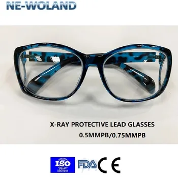 Najpredávanejšie Viesť okuliare mužov & wowen ionizujúceho žiarenia Predná& bočnej ochrany viesť okuliare ray tienenie 0.5 mmpb 0.75 mmPb